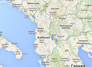 Албания география